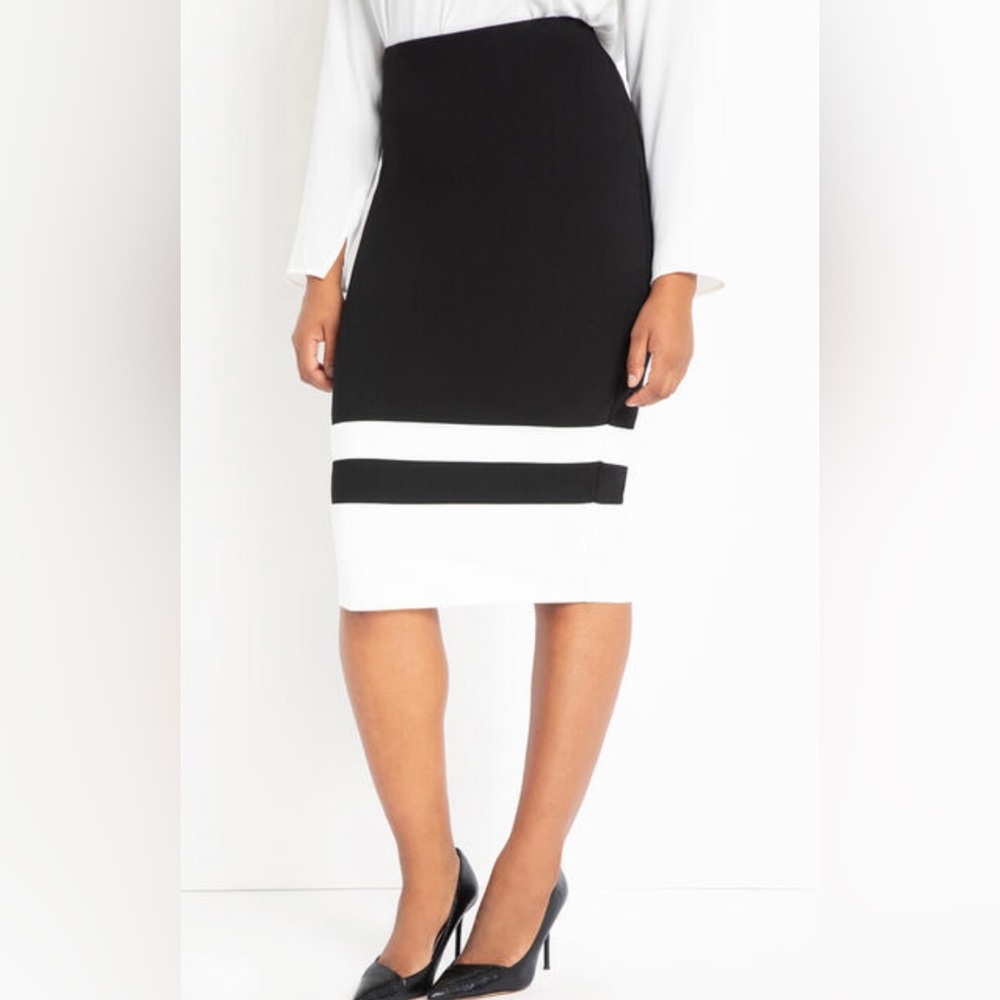 Eloquii Colorblock Column Skirt- never worn!